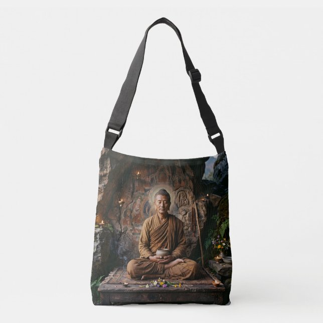 Ajustable Sac Art Tote Méditation Sérène (Devant)