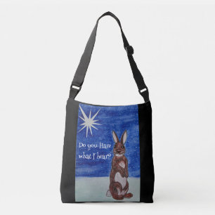 Ajustable Sac avec lapin de Noël et étoile