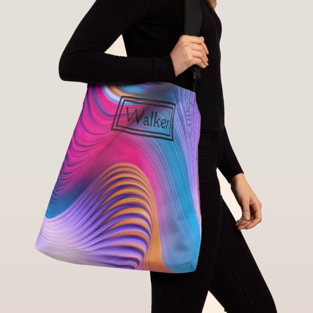 Ajustable Sac banane - Art abstrait (De près)
