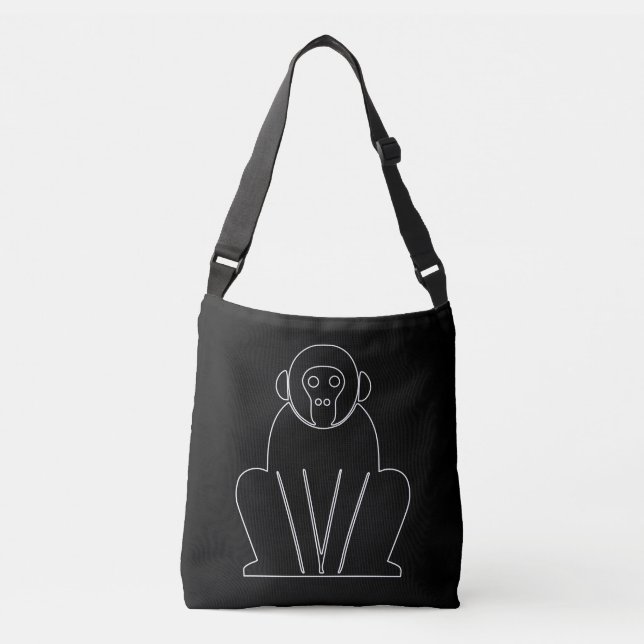 Ajustable Sac bandoulière BLACK MONKEY (Devant)