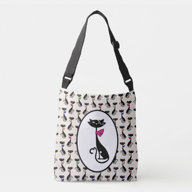 Ajustable Sac bandoulière Kitty Cat (Devant)