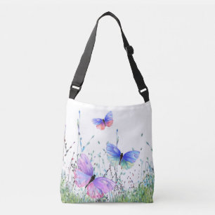 Ajustable Sac bandoulière Papillons de printemps