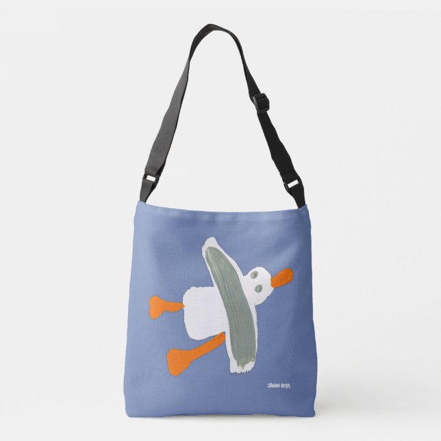 Ajustable Sac bleu de mouette cornouaillaise de bord de la (Dos)