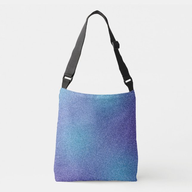 Ajustable Sac carrossable bleu-violet Parties scintillant dé (Devant)