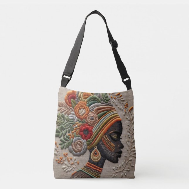 Ajustable Sac carrossable Cubisme Abstrait (Devant)