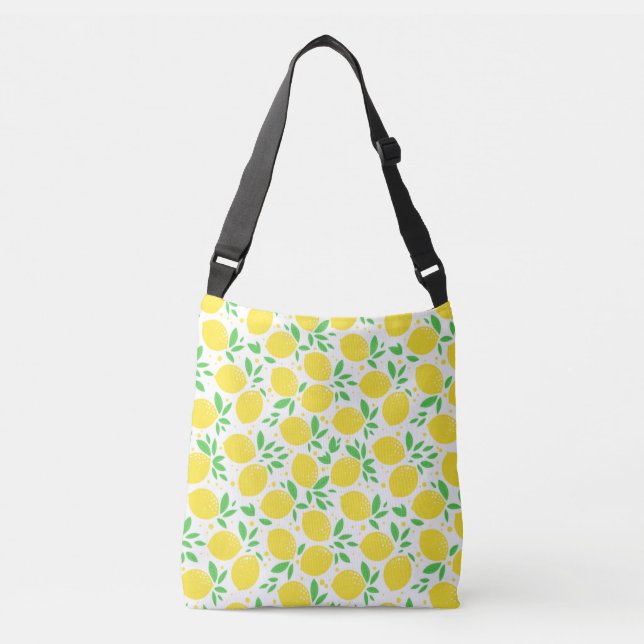 Ajustable Sac carrossable de citron jaune (Devant)