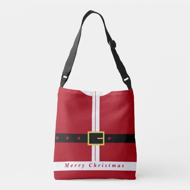 Ajustable Sac carrossable de Noël Drôle Père Noël Design (Dos)