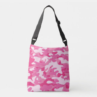 Ajustable Sac carrossable en camouflage rose