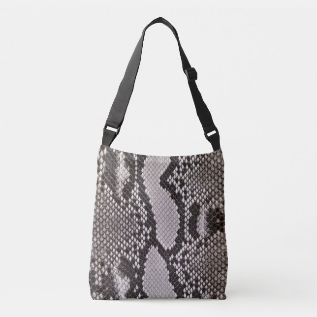 Ajustable Sac carrossable en cuir Faux (Devant)