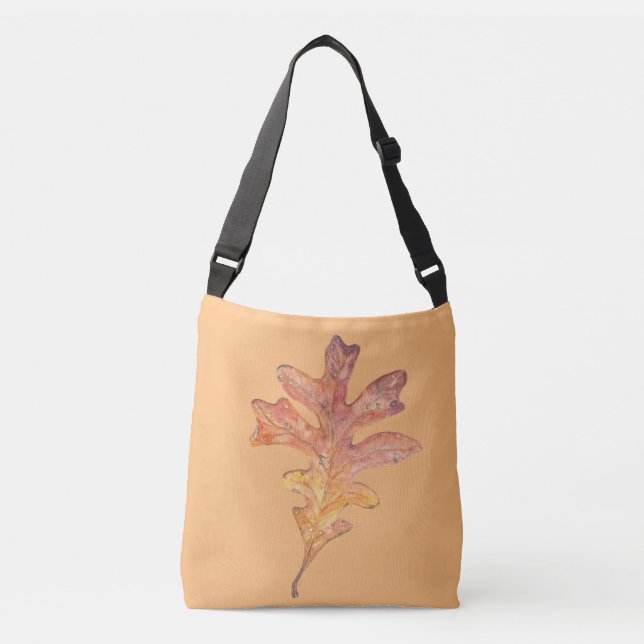 Ajustable Sac carrossable en feuilles de chêne de grande tai (Devant)
