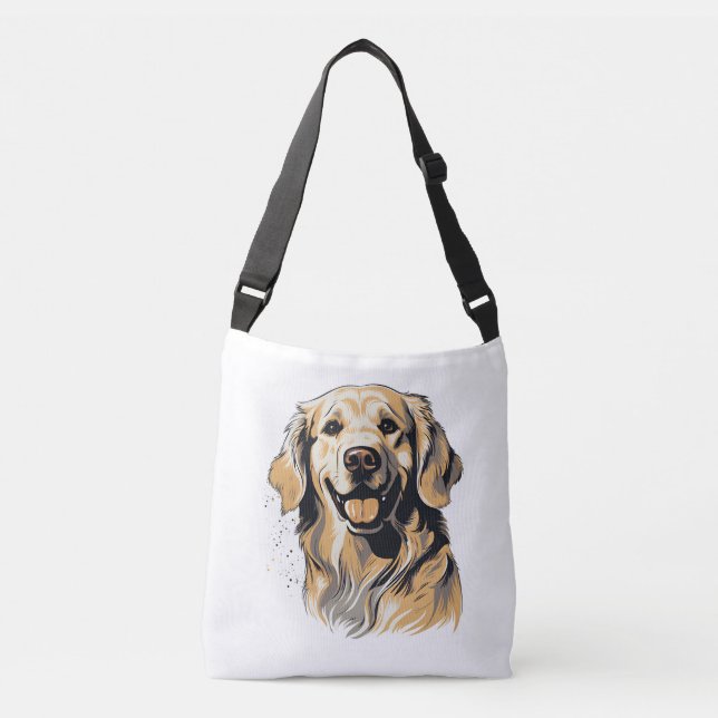 Ajustable Sac carrossable Golden Retriever (Devant)