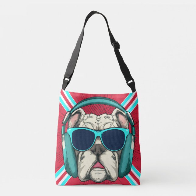 Ajustable Sac carrossable Groove Pup tout-sur-impression (Dos)