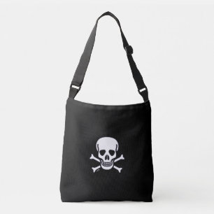 Ajustable Sac carrossable noir en os