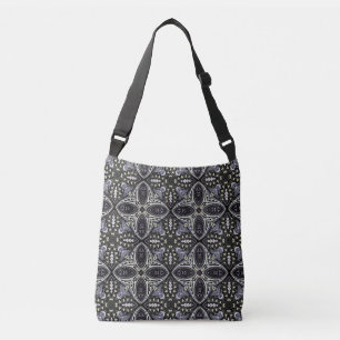 Ajustable Sac carrossable noir et blanc