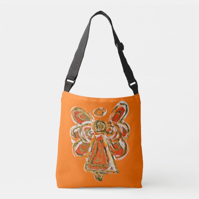 Ajustable Sac carrossable Orange Guardian Angel Purge Art (Devant)