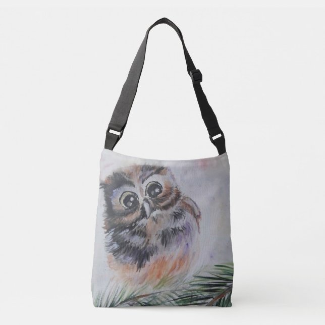 Ajustable Sac carrossable pour bébé chouette mignonne (Devant)