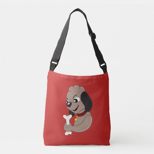 Ajustable Sac carrossable pour chien de chiot mignon (Devant)