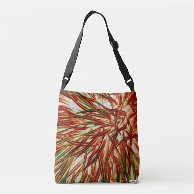 Ajustable Sac carrossable rouge (Dos)