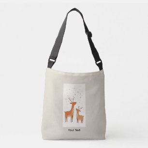 Ajustable Sac carrossable vintage Cabine forestier inspiré.