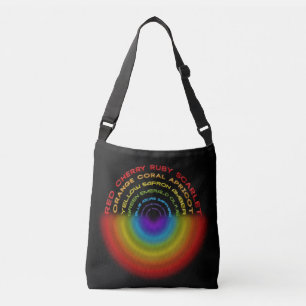 Ajustable sac carrosserie en texte arc-en-ciel