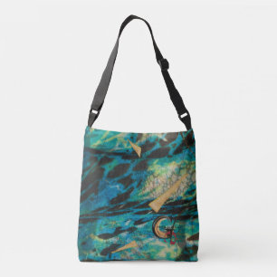 Ajustable Sac carrosserie Turquoise Cross