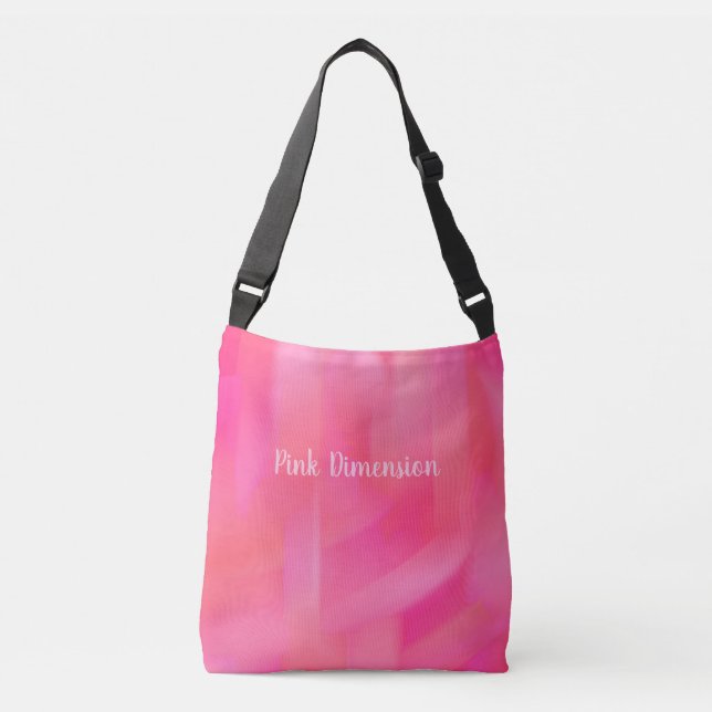 Ajustable sac cartonné de dimension rose (Devant)