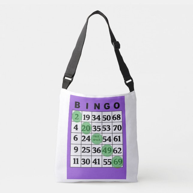 Ajustable Sac chanceux personnalisé de BINGO-TEST avec la (Devant)