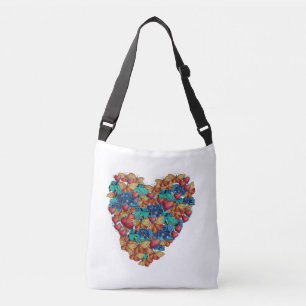 Ajustable Sac corporel d'art cardiaque coloré, Valentine