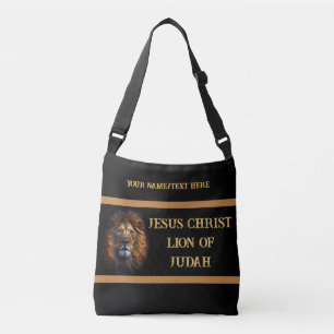 Ajustable Sac Corps Croix Moyen Jésus Christ Lion De Juda