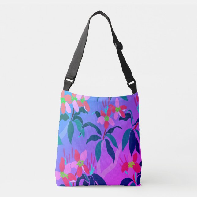 Ajustable Sac croisé Frangipani (Devant)