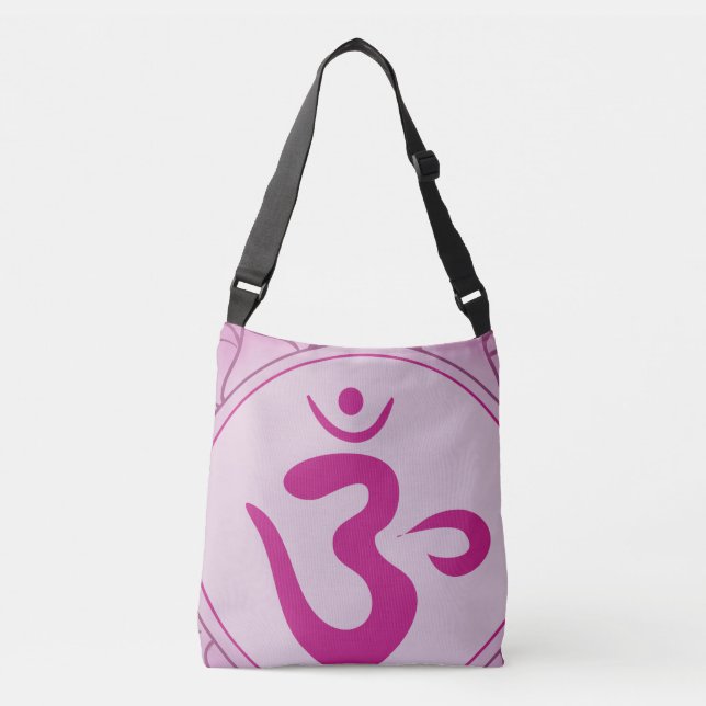 Ajustable Sac croisé tout-sur-impression personnalisé Chakra (Devant)