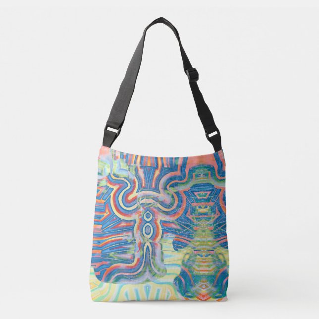 Ajustable Sac de carrosserie Abstrait multicolore (Devant)