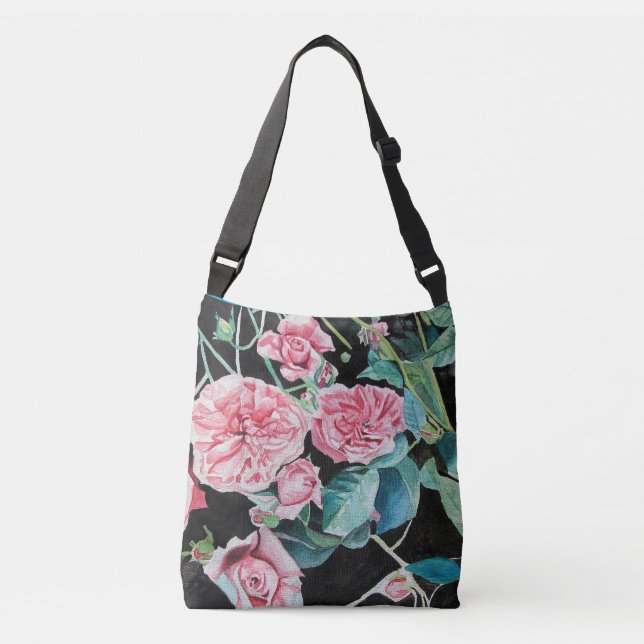 Ajustable Sac de carrosserie couleur Rose rose et noir (Devant)