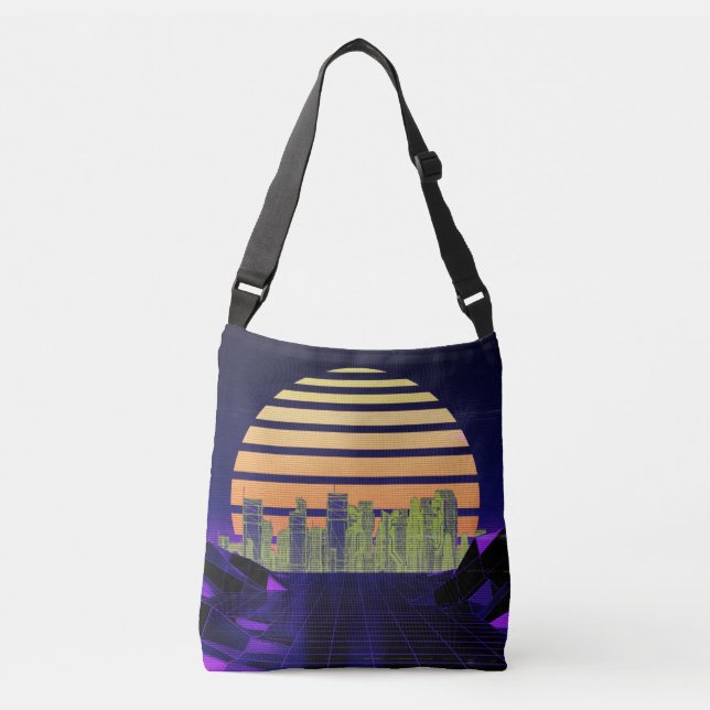 Ajustable Sac de carrosserie de type Synthwave Purple (Devant)