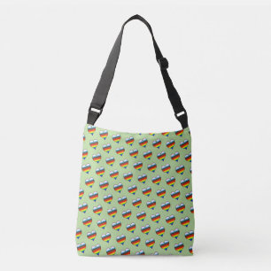 Ajustable Sac de carrosserie du Motif du coeur arc-en-ciel