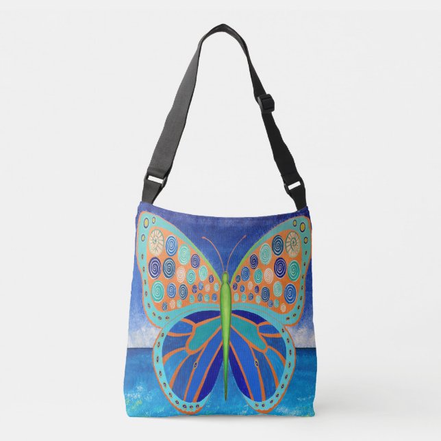 Ajustable Sac de carrosserie du papillon bleu (Devant)