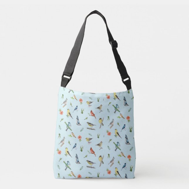 Ajustable Sac de carrosserie Motif aux oiseaux de printemps (Devant)