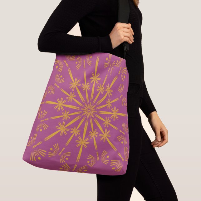 Ajustable Sac de carrosserie rétro Mandala Boysenberry (2 di (De près)