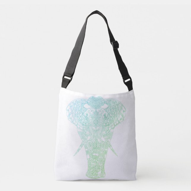 Ajustable Sac de carrosserie vert Aura Elephant (Devant)