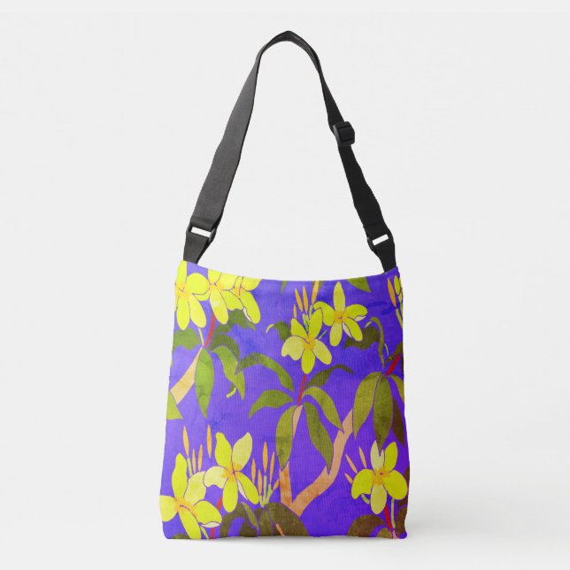 Ajustable Sac de carrosserie Vintage Frangipani (Devant)