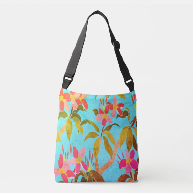 Ajustable Sac de carrosserie Vintage Frangipani (Devant)