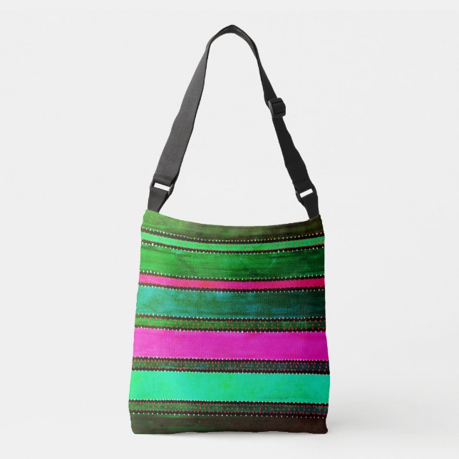 Ajustable Sac de carrosserie Vintage Rainbow (Devant)