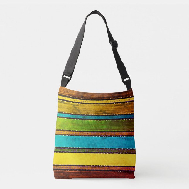 Ajustable Sac de carrosserie Vintage Rainbow (Devant)