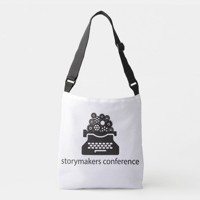 Ajustable Sac de Crossbody avec le logo noir (Devant)
