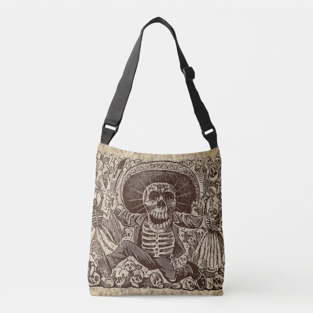 Ajustable Sac de José Guadalupe Posada Crossbody (Devant)