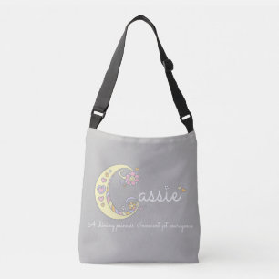 Ajustable Sac de monogramme de nom et de signification de