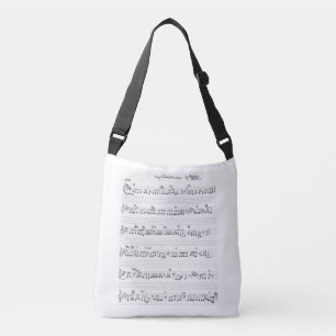 Ajustable sac de piano de musique de feuille et de clés de