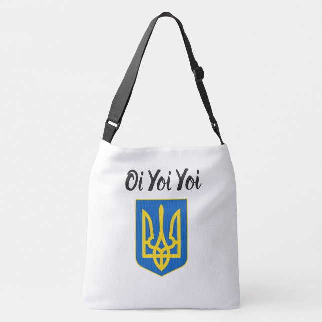 Ajustable Sac fourre-tout à Tryzub d'Ukrainien d'Oi Yoi Yoi (Dos)