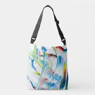 Ajustable Sac fourre-tout abstrait coloré Wanderer 1 à flux