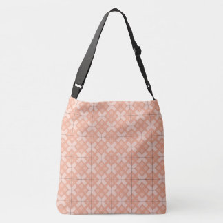 Ajustable Sac fourre-tout (ao) - treillis tissé en rose